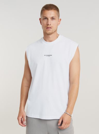 Boxy Sleeveless T-Shirt